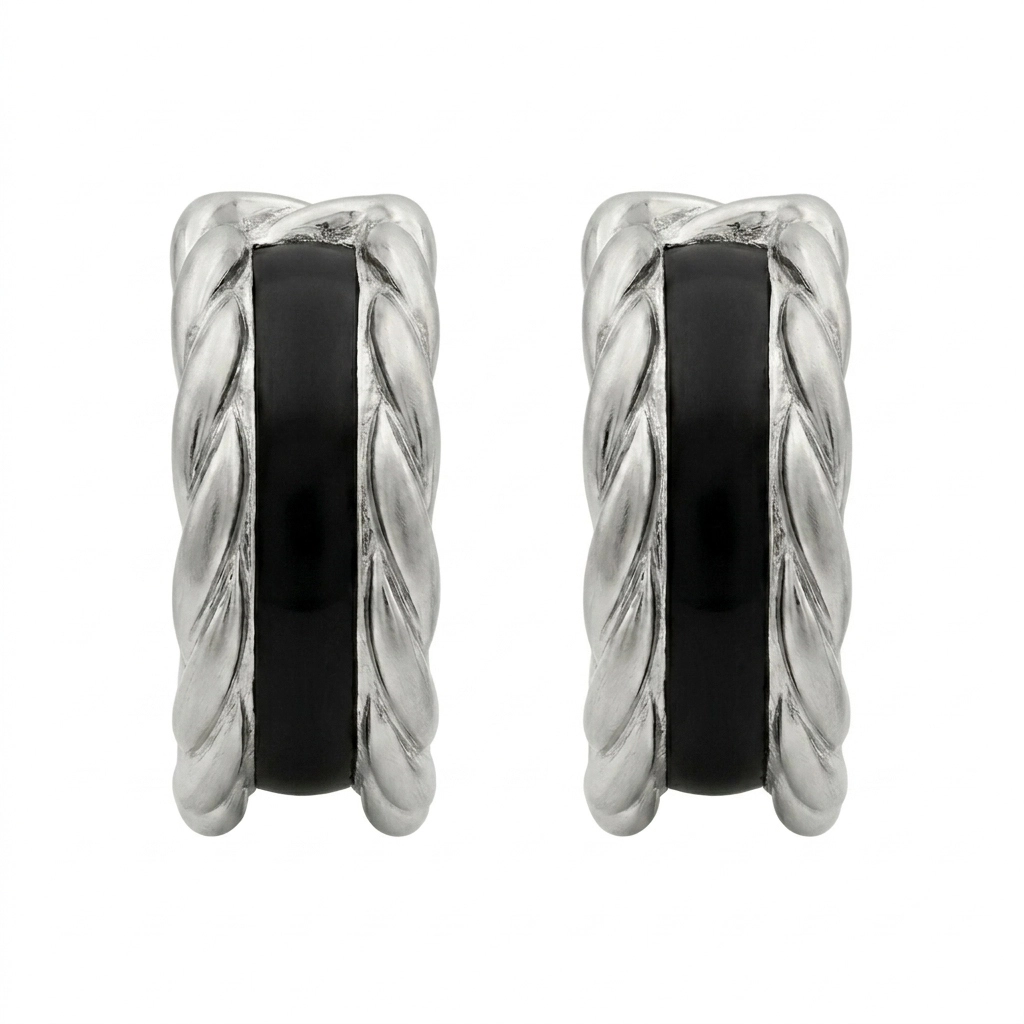 .davidyurmanearrings925sliver.1011 گوشواره نقره با روکش طلا